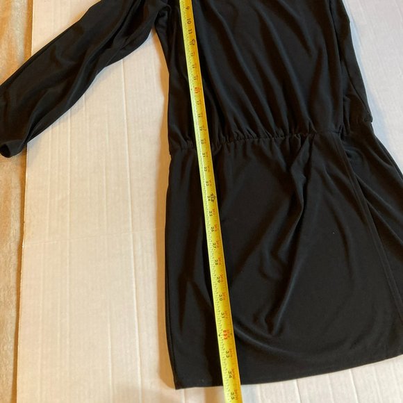 Cache Black One Shoulder Dress - Size Small  New with Tags! Ret $158 - Picture 3 of 8